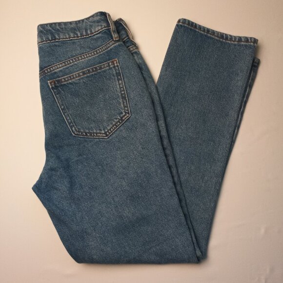 Pacsun Mom Jean Size 24/0 Mid Rise Tapered Leg Medium Wash 100% Cotton - Picture 1 of 10